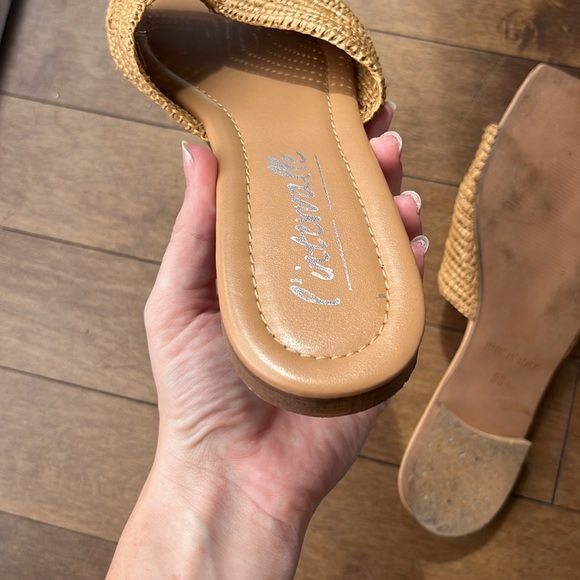 L’Intervalle Abilene Camel Flat Sandals Size EU 38 - Picture 10 of 11